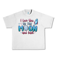 Lunar Rock i love you to the moon and back Urban Heavy Tee - MaliasSmallBusiness