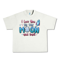 Pistachio i love you to the moon and back Urban Heavy Tee - MaliasSmallBusiness