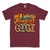 Burgundy one thankful gigi Classic Tee - CowhideDigitalArt