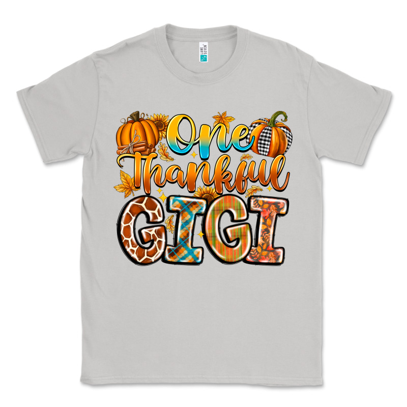 One Thankful Gigi Classic Tee by CowhideDigitalArt | Teevron