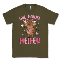 Army Green one boujee heifer Classic Tee - MaliasSmallBusiness