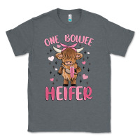 Charcoal Heather one boujee heifer Classic Tee - MaliasSmallBusiness