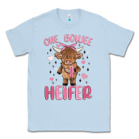 Dusty Blue one boujee heifer Classic Tee - MaliasSmallBusiness