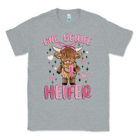 Heather Grey one boujee heifer Classic Tee - MaliasSmallBusiness