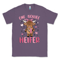 Lavender one boujee heifer Classic Tee - MaliasSmallBusiness