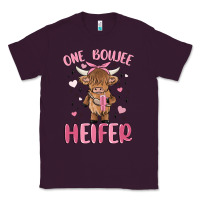 Plum one boujee heifer Classic Tee - MaliasSmallBusiness