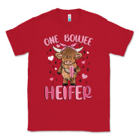 Red one boujee heifer Classic Tee - MaliasSmallBusiness