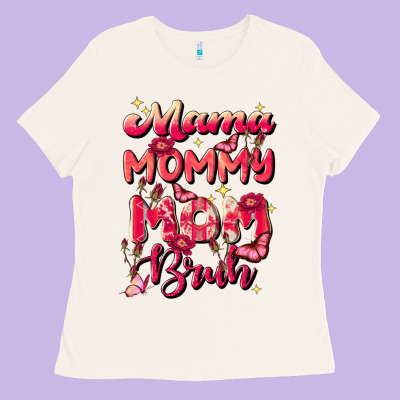 Mom Bruh Ladies Tee Designed By Jahusdesignshop