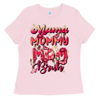 Bubblegum Pink mom bruh Ladies Tee - JahusDesignShop