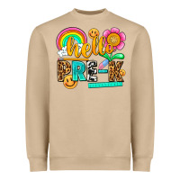 Mushroom hello pre k Heavyweight Sweatshirt - NancyCooperArtShop