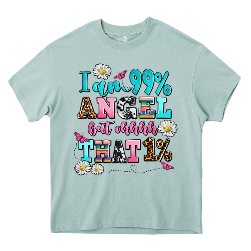 I Am  99 Angel But Ohh That Heavy Core Tee by AdoDesignShop | Teevron