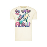 Vintage Arctic go with flow turtle Vintage Tee - MaliasSmallBusiness