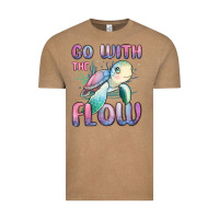 Go With Flow Turtle Vintage Tee | Teevron
