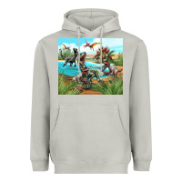 Moon Dust dinosaurs Heavyweight Hoodie - TumblerDesignByShophia