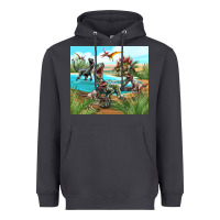 Smoke dinosaurs Heavyweight Hoodie - TumblerDesignByShophia