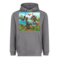 Storm dinosaurs Heavyweight Hoodie - TumblerDesignByShophia