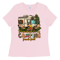 Bubblegum Pink if i am drunk its my camping friends fault Ladies Tee - AdoDesignShop