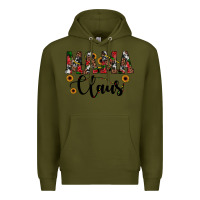 Army Green mama claus Premium Hoodie - JahusDesignShop