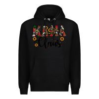 Black mama claus Premium Hoodie - JahusDesignShop