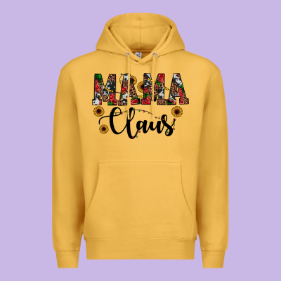 Mama Claus Premium Hoodie Designed By Jahusdesignshop