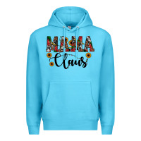Ocean Blue mama claus Premium Hoodie - JahusDesignShop