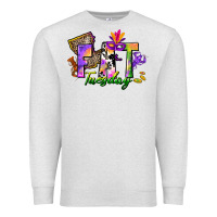 Oatmeal Heather fat tuesday Premium Sweatshirt - CowGirlArtShop