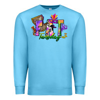 Ocean Blue fat tuesday Premium Sweatshirt - CowGirlArtShop