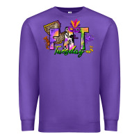 Purple fat tuesday Premium Sweatshirt - CowGirlArtShop