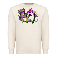 Sandshell fat tuesday Premium Sweatshirt - CowGirlArtShop