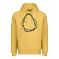 Antique Gold mardi gras beads Premium Hoodie - CowGirlArtShop