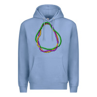 Colony Blue mardi gras beads Premium Hoodie - CowGirlArtShop