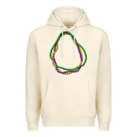 Sandshell mardi gras beads Premium Hoodie - CowGirlArtShop