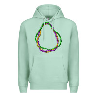 Seafoam mardi gras beads Premium Hoodie - CowGirlArtShop
