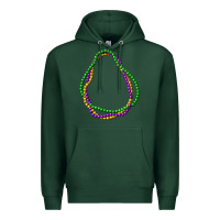 Sports Green mardi gras beads Premium Hoodie - CowGirlArtShop