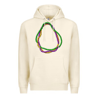 Tofu mardi gras beads Premium Hoodie - CowGirlArtShop