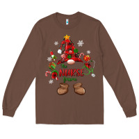 Chestnut the nurse gnome christmas Long Sleeve Tee - MaliasSmallBusiness