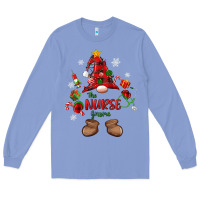 Colony Blue the nurse gnome christmas Long Sleeve Tee - MaliasSmallBusiness