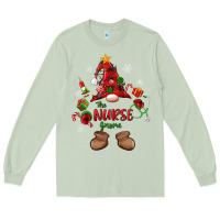 Matcha the nurse gnome christmas Long Sleeve Tee - MaliasSmallBusiness