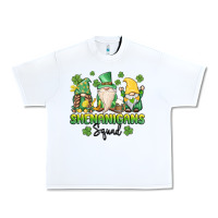 White shenanigans squad gnomes st. patricks day Urban Heavy Tee - MaliasSmallBusiness