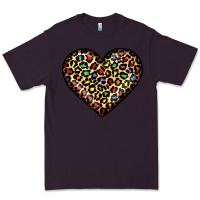 Plum pride leopard heart Premium Tee - JahusDesignShop