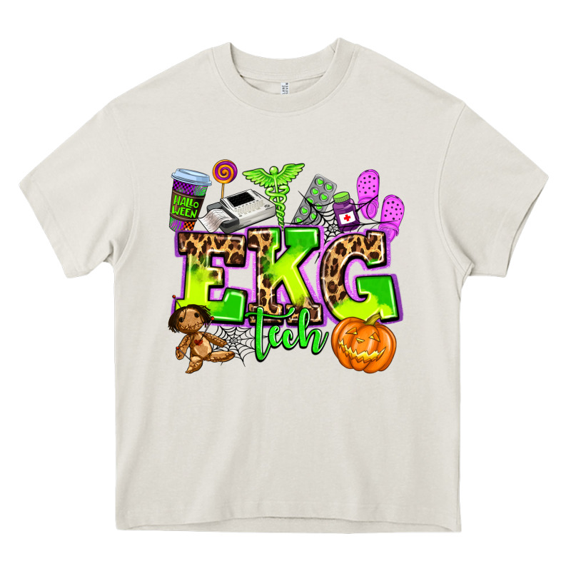 Ekg Tech Nurse Halloween Heavy Core Tee by AdoDesignShop | Teevron