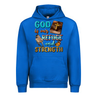 Cobalt God Is Our Refuge And Strength Urban Hoodie - BundleAndBundleShop