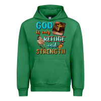 Emerald God Is Our Refuge And Strength Urban Hoodie - BundleAndBundleShop