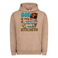 Pigment Burro God Is Our Refuge And Strength Urban Hoodie - BundleAndBundleShop