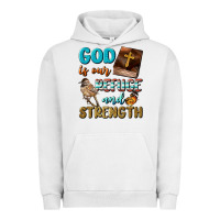 Pigment Lunar Rock God Is Our Refuge And Strength Urban Hoodie - BundleAndBundleShop