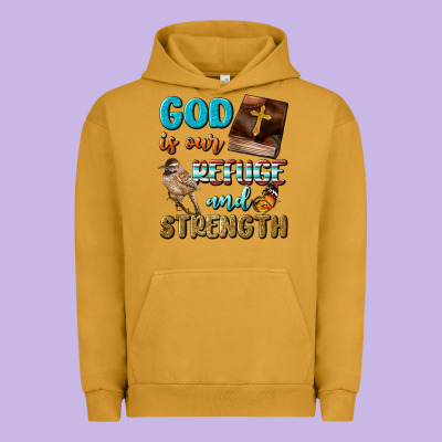God Is Our Refuge And Strength Urban Hoodie Designed By Bundleandbundleshop
