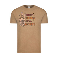 Vintage Coffee more tattoos less anxiety Vintage Tee - MaliasSmallBusiness