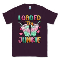 Plum loaded tea junkie Classic Tee - MaliasSmallBusiness