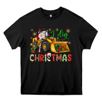 Black i dig Christmas bulldozer santa Heavy Core Tee - JahusDesignShop