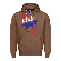 Chestnut 4th of July Dinosaur Zipper Hoodie - Bettercallsaul